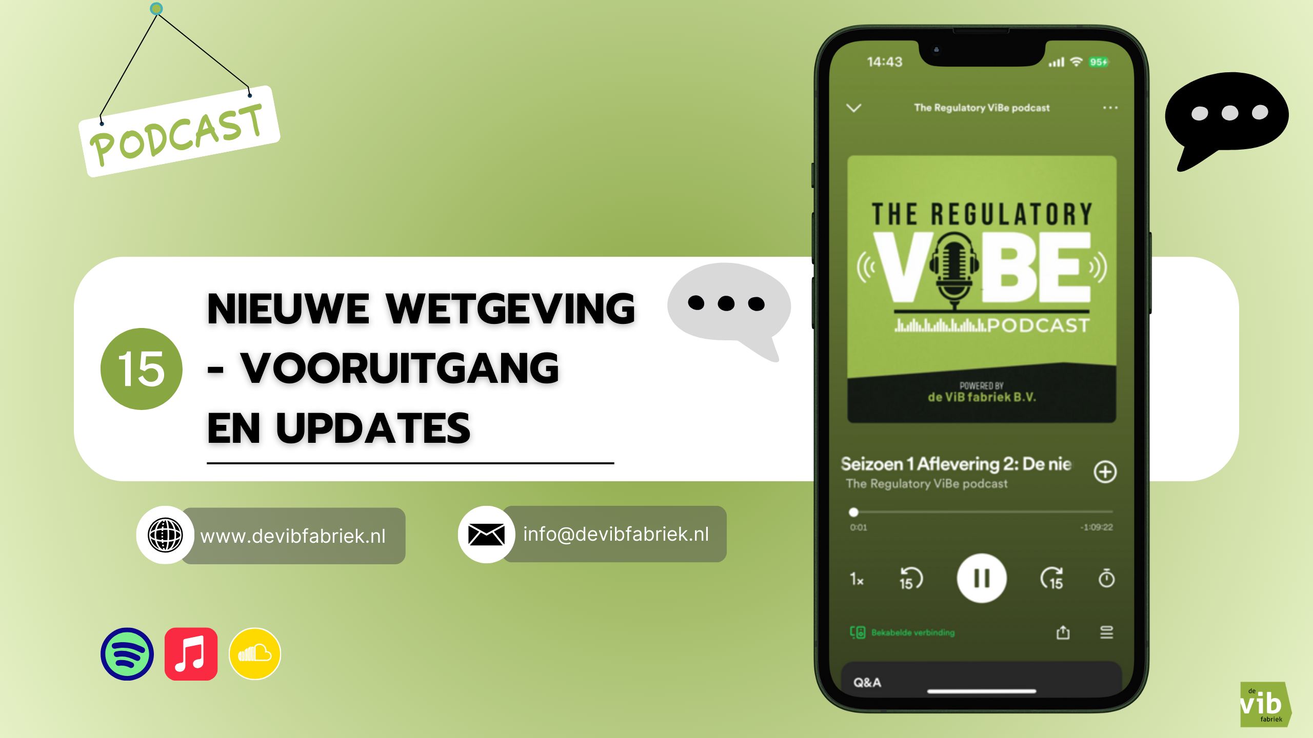 Podcast over nieuwe wetgeving en updates
